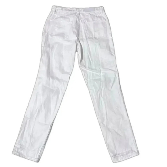 PISTOLA Straight Leg Distress White Denim Jean Pants size 26 - Picture 2 of 4